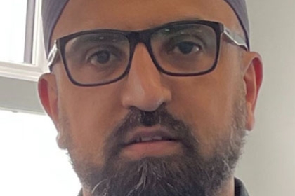 Headshot of Sajid Hussain, Chair of the Muslim Sports Foundation